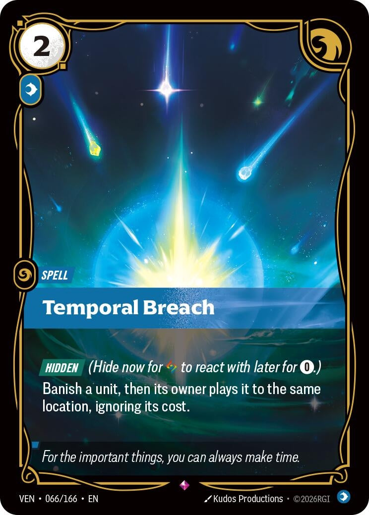 Image for Temporal Breach (066/166) [Vendetta] - Riftbound: League of Legends Trading Card Game