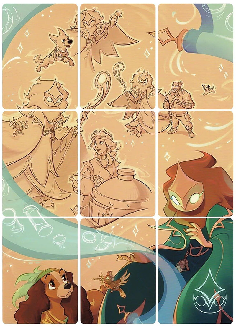Image for Archazia's Island Puzzle Insert (Set of 9) (Version 2 of 2) [Archazia's Island] - Disney Lorcana