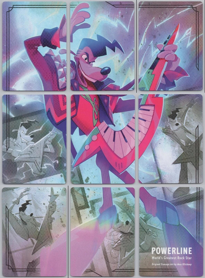 Image for Powerline - World's Greatest Rock Star Puzzle Insert (Set of 9) [Fabled] - Disney Lorcana
