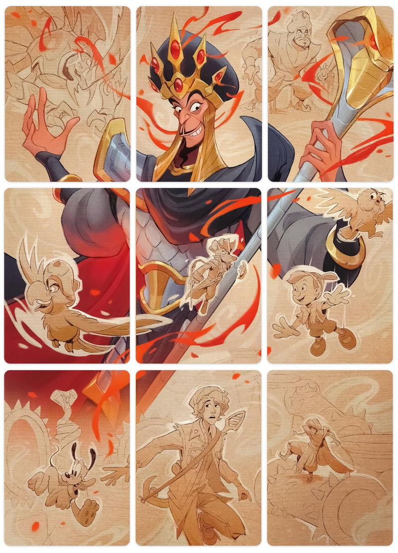 Image for Reign of Jafar Puzzle Insert (Set of 9) (Version 2 of 2) [Reign of Jafar] - Disney Lorcana