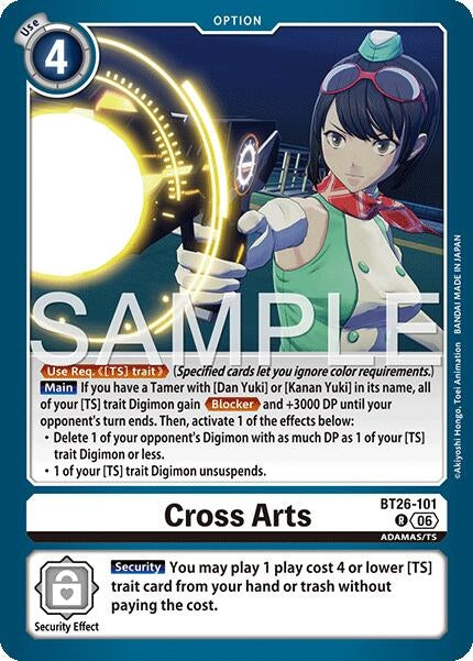 Image for Cross Arts (BT26-101 R) [Timeless Bonds] - Digimon Card Game