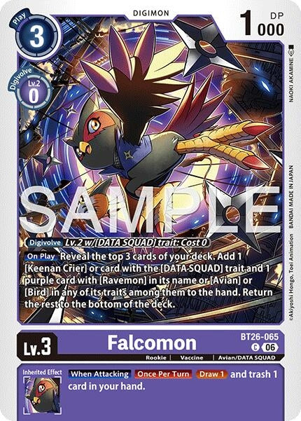 Falcomon (BT26-065 C) [Timeless Bonds]