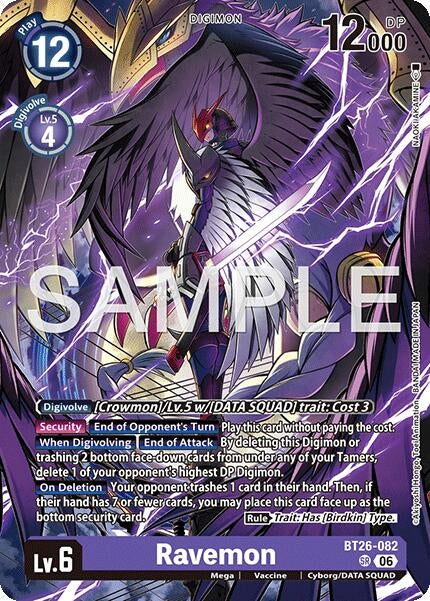 Ravemon (BT26-082 SR) [Timeless Bonds]