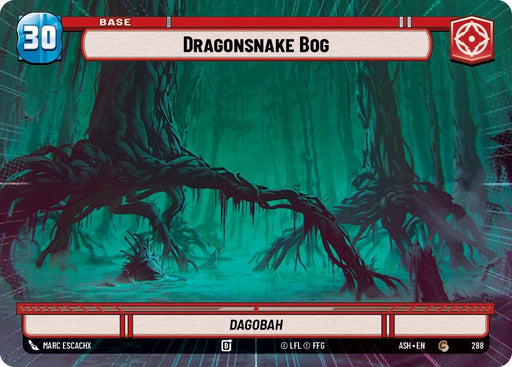 Image for Dragonsnake Bog // Advantage (Hyperspace) (288 // T05) [Ashes of the Empire] {ASH} - Star Wars: Unlimited