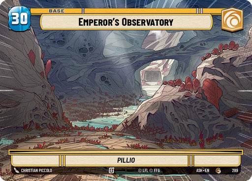 Image for Emperor's Observatory // Advantage (Hyperspace) (289 // T05) [Ashes of the Empire] {ASH} - Star Wars: Unlimited