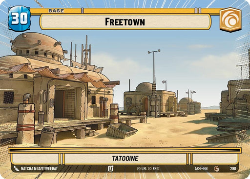 Image for Freetown // Shield (Hyperspace) (290 // T06) [Ashes of the Empire] {ASH} - Star Wars: Unlimited
