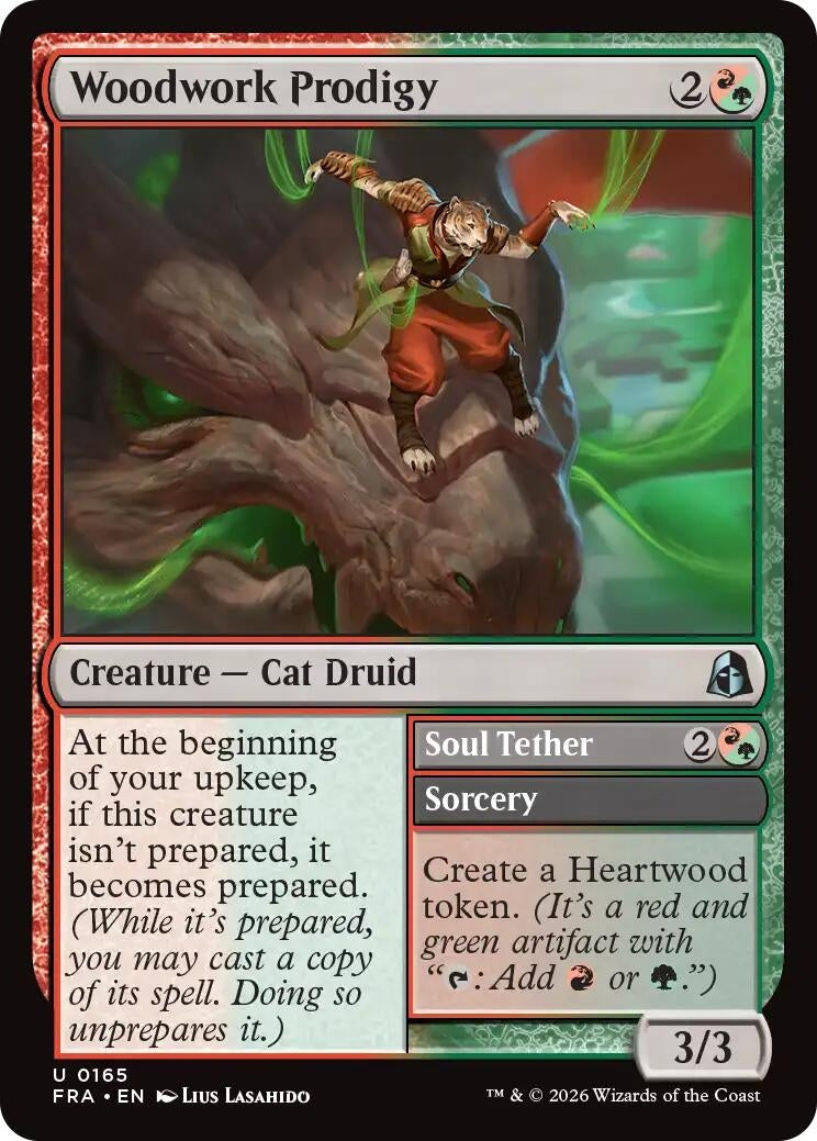 Image for Woodwork Prodigy (165) [Reality Fracture] - Magic: The Gathering