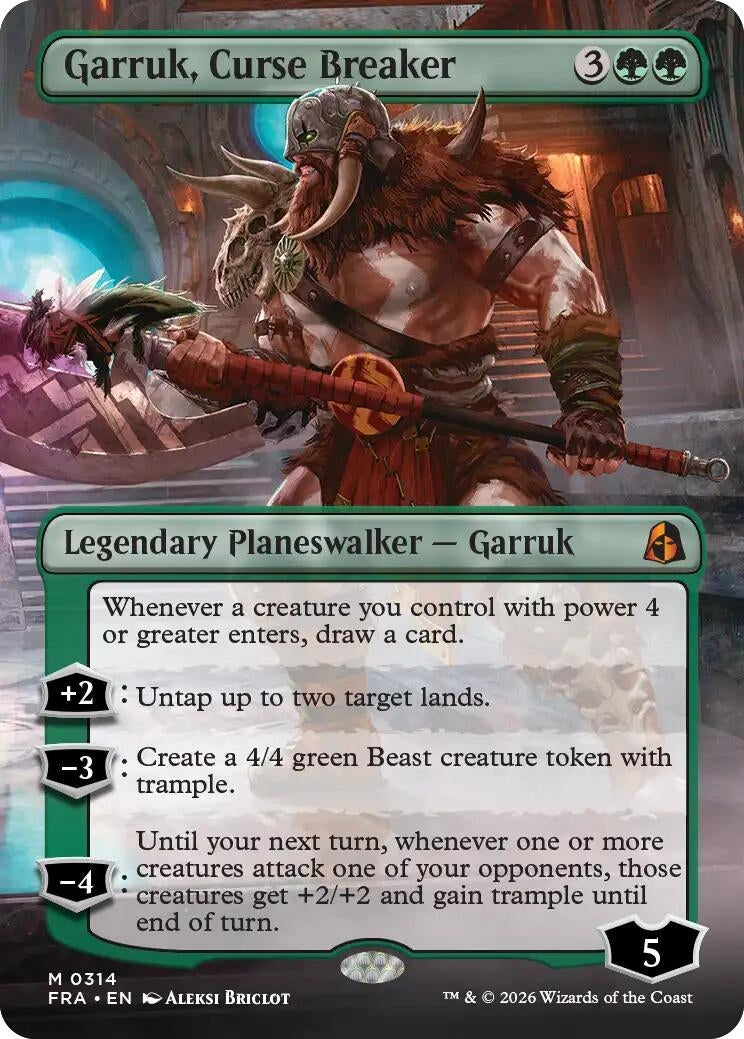 Image for Garruk, Curse Breaker (Borderless) (314) [Reality Fracture] - Magic: The Gathering
