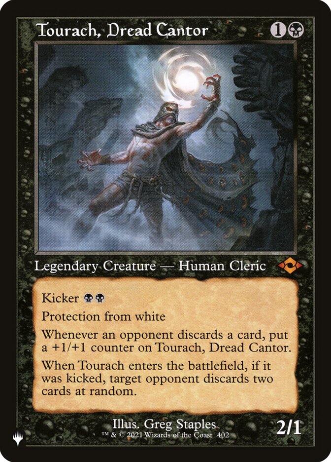 Tourach, Dread Cantor (Retro Frame) (402/303) [The List Reprints]