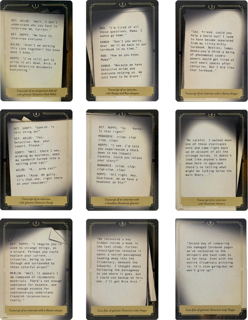 Image for Whispers in the Well Case File Cards (Set of 18) [Whispers in the Well] - Disney Lorcana