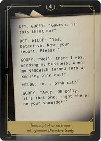 Whispers in the Well Case File Cards (4 of 18) [Whispers in the Well]