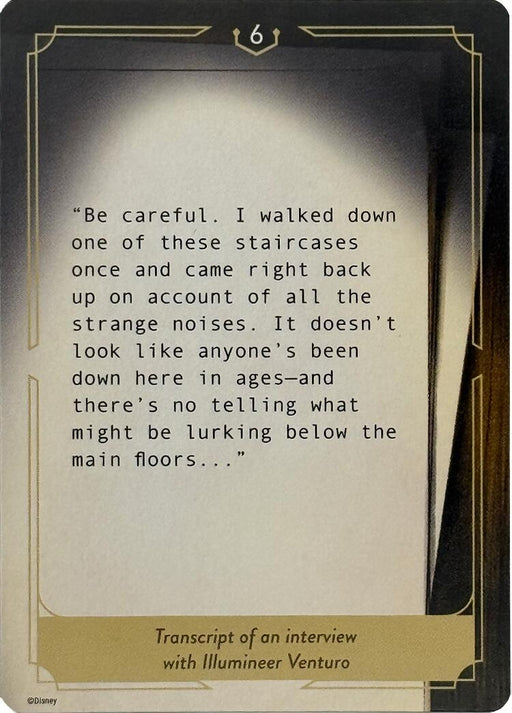 Image for Whispers in the Well Case File Cards (6 of 18) [Whispers in the Well] - Disney Lorcana