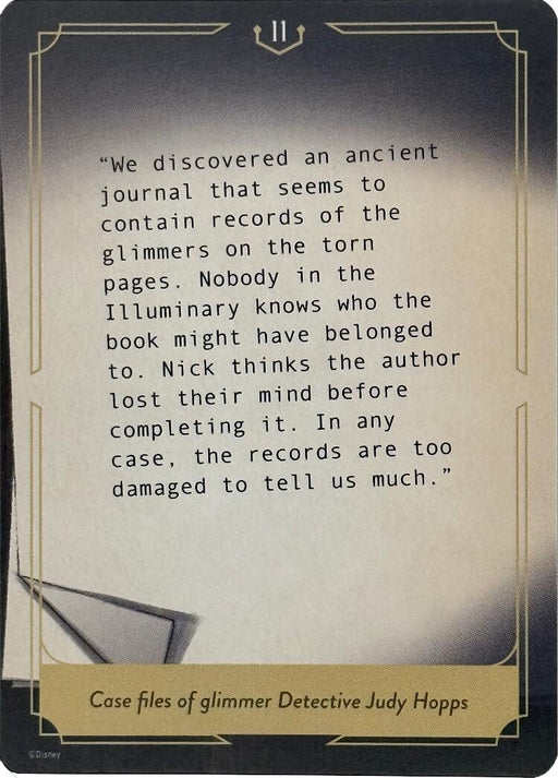 Image for Whispers in the Well Case File Cards (11 of 18) [Whispers in the Well] - Disney Lorcana