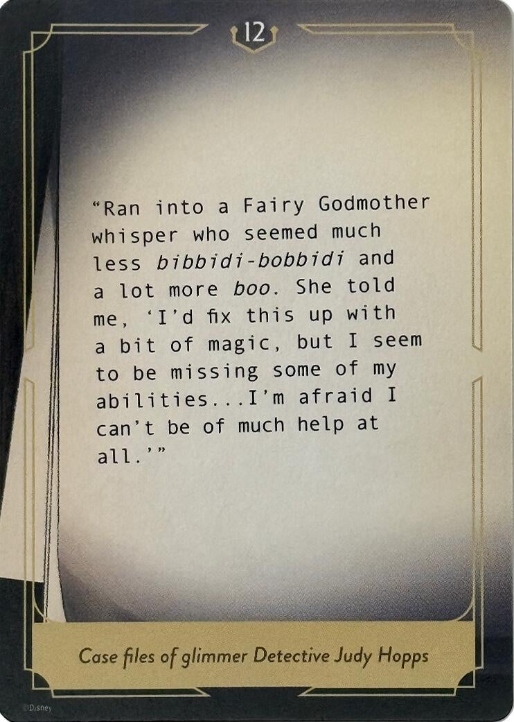 Image for Whispers in the Well Case File Cards (12 of 18) [Whispers in the Well] - Disney Lorcana