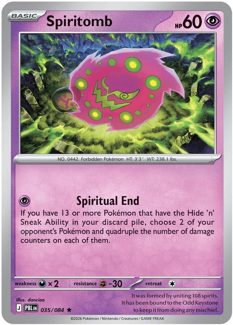 Image for Spiritomb - 035/084 (Non-Holo) (035/084) [Deck Exclusives] - Pokemon