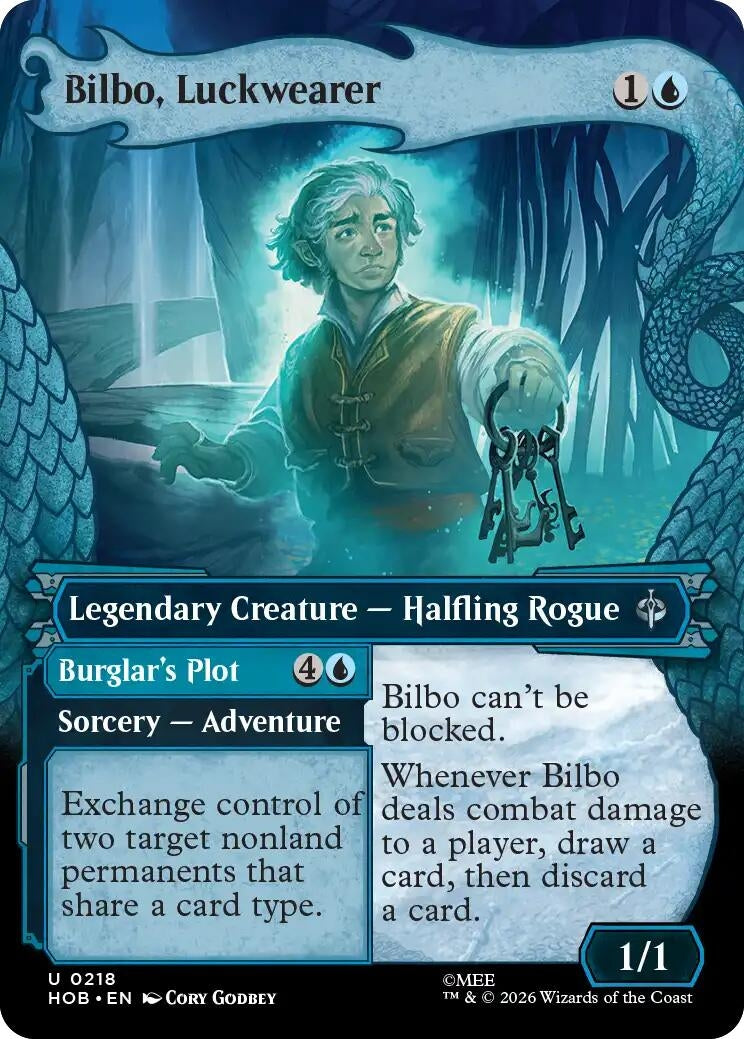 Image for Bilbo, Luckwearer (Showcase) (218) [The Hobbit] - Magic: The Gathering
