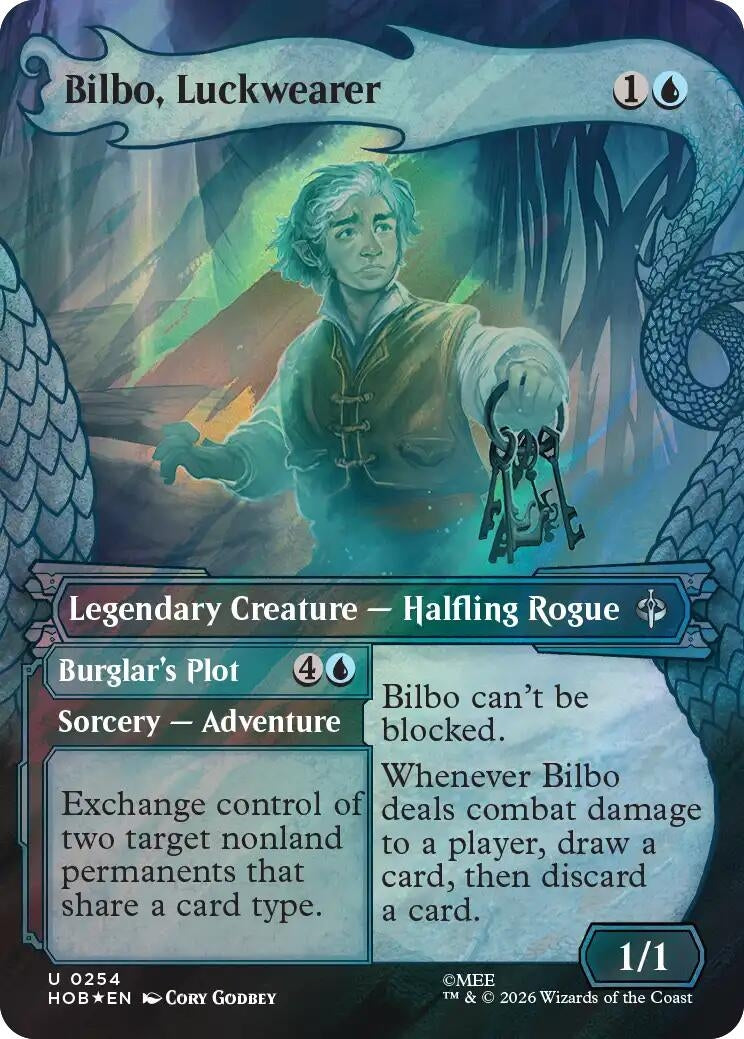 Image for Bilbo, Luckwearer (Showcase) (Surge Foil) (254) [The Hobbit] - Magic: The Gathering