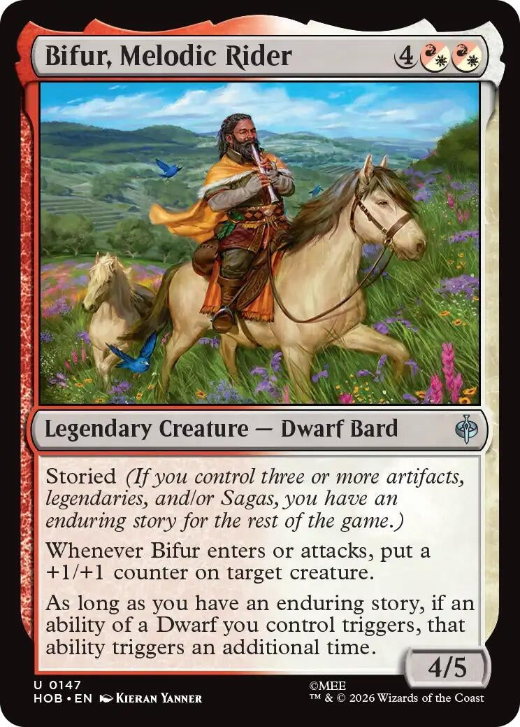Image for Bifur, Melodic Rider (147) [The Hobbit] - Magic: The Gathering
