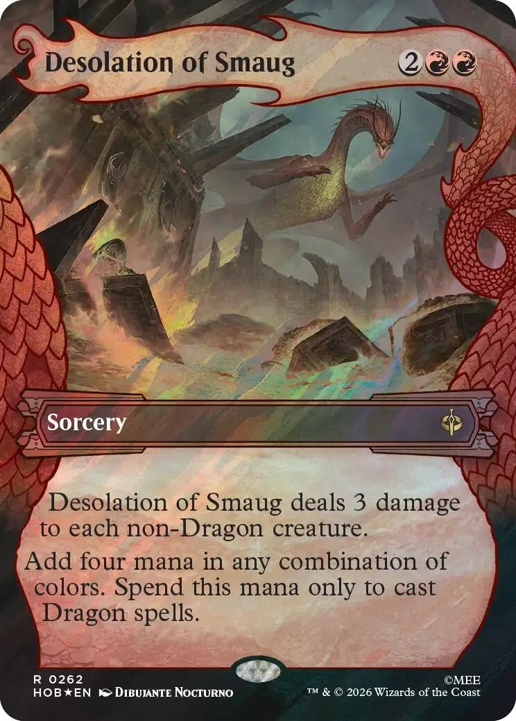Image for Desolation of Smaug (Showcase) (Surge Foil) (262) [The Hobbit] - Magic: The Gathering