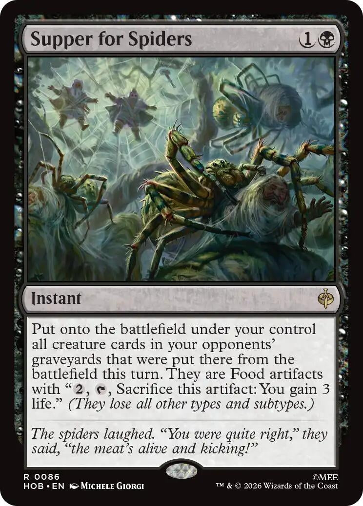Image for Supper for Spiders (86) [The Hobbit] - Magic: The Gathering