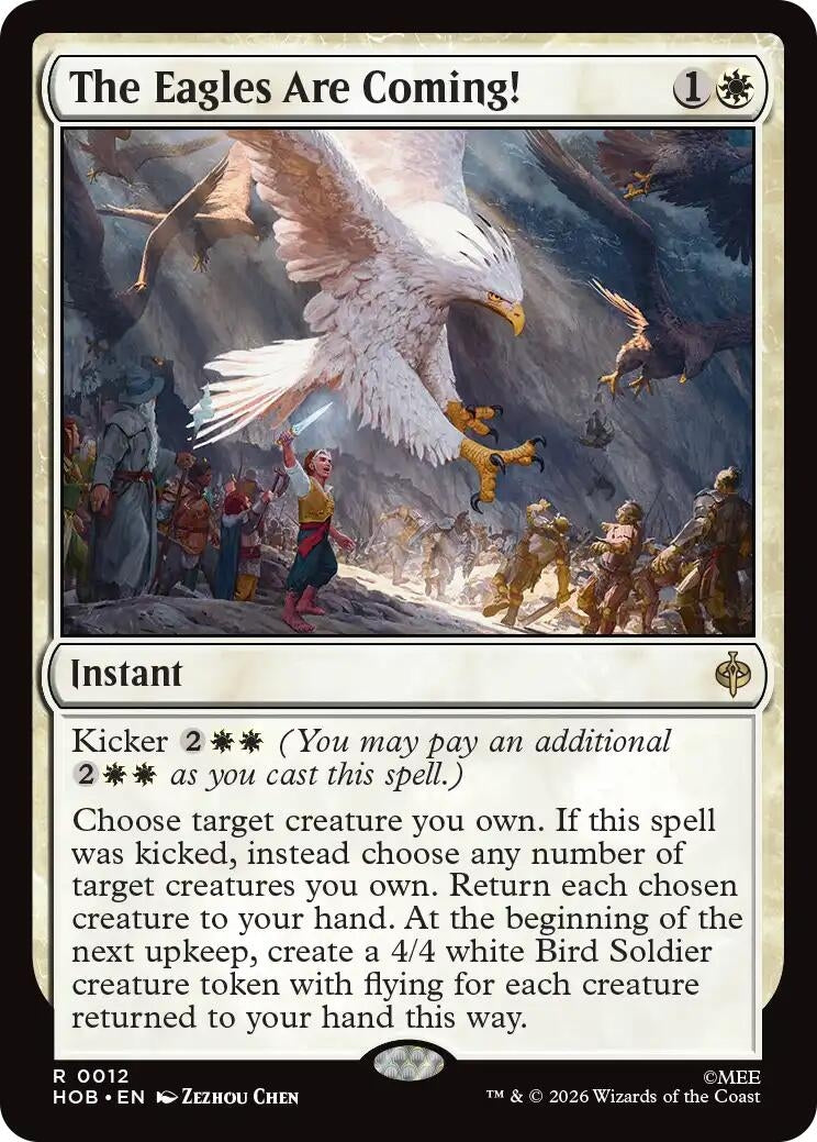 Image for The Eagles Are Coming! (12) [The Hobbit] - Magic: The Gathering