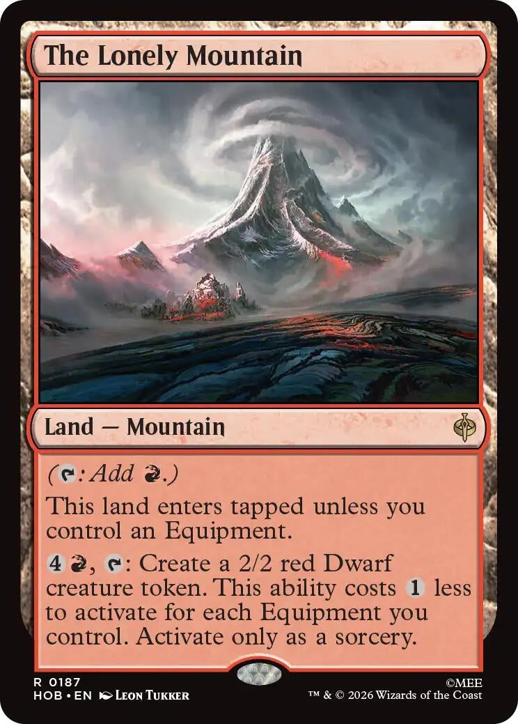 Image for The Lonely Mountain (187) [The Hobbit] - Magic: The Gathering