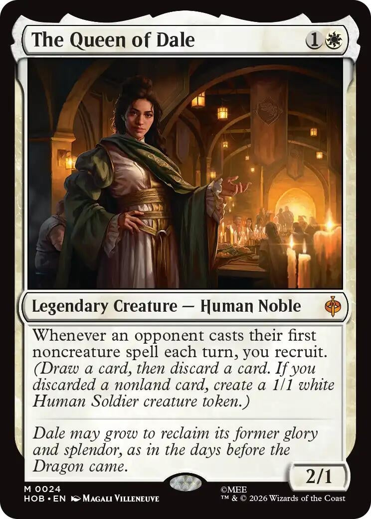 Image for The Queen of Dale (24) [The Hobbit] - Magic: The Gathering