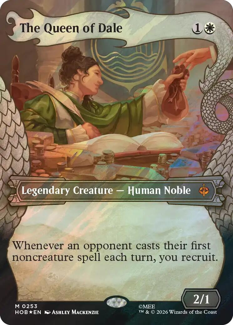 Image for The Queen of Dale (Showcase) (Surge Foil) (253) [The Hobbit] - Magic: The Gathering