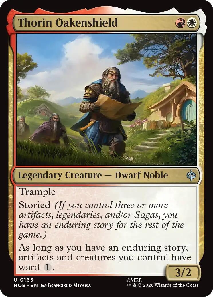 Image for Thorin Oakenshield (165) [The Hobbit] - Magic: The Gathering