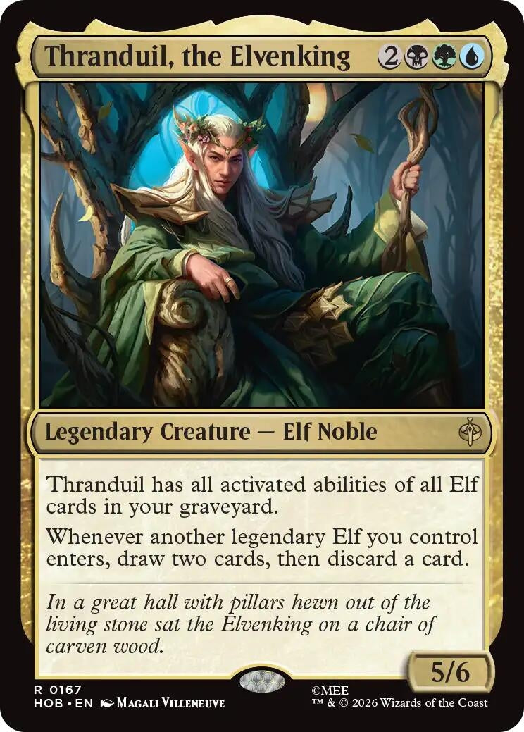 Image for Thranduil, the Elvenking (167) [The Hobbit] - Magic: The Gathering