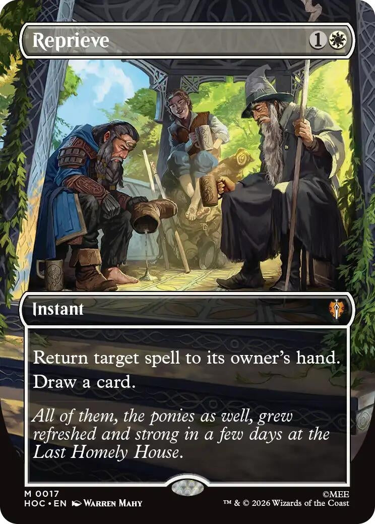 Image for Reprieve (Borderless) (17) [The Hobbit: Eternal-Legal] - Magic: The Gathering
