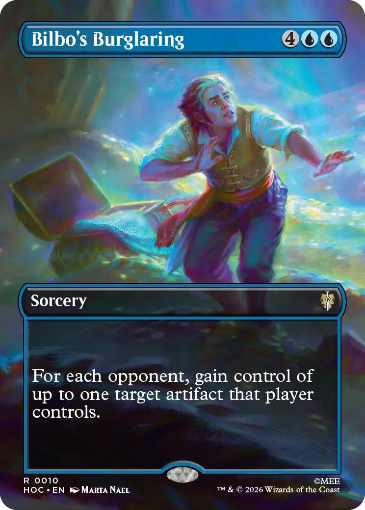 Image for Bilbo's Burglaring (Borderless) (10) [The Hobbit: Eternal-Legal] - Magic: The Gathering