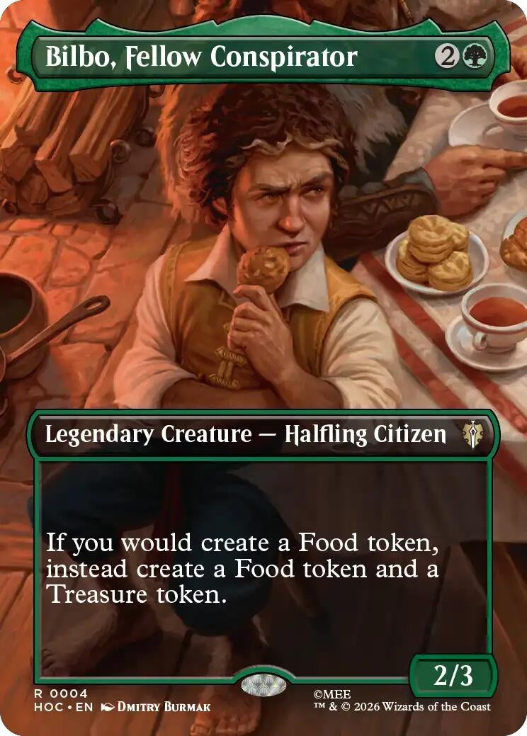 Image for Bilbo, Fellow Conspirator (Borderless) (4) [The Hobbit: Eternal-Legal] - Magic: The Gathering