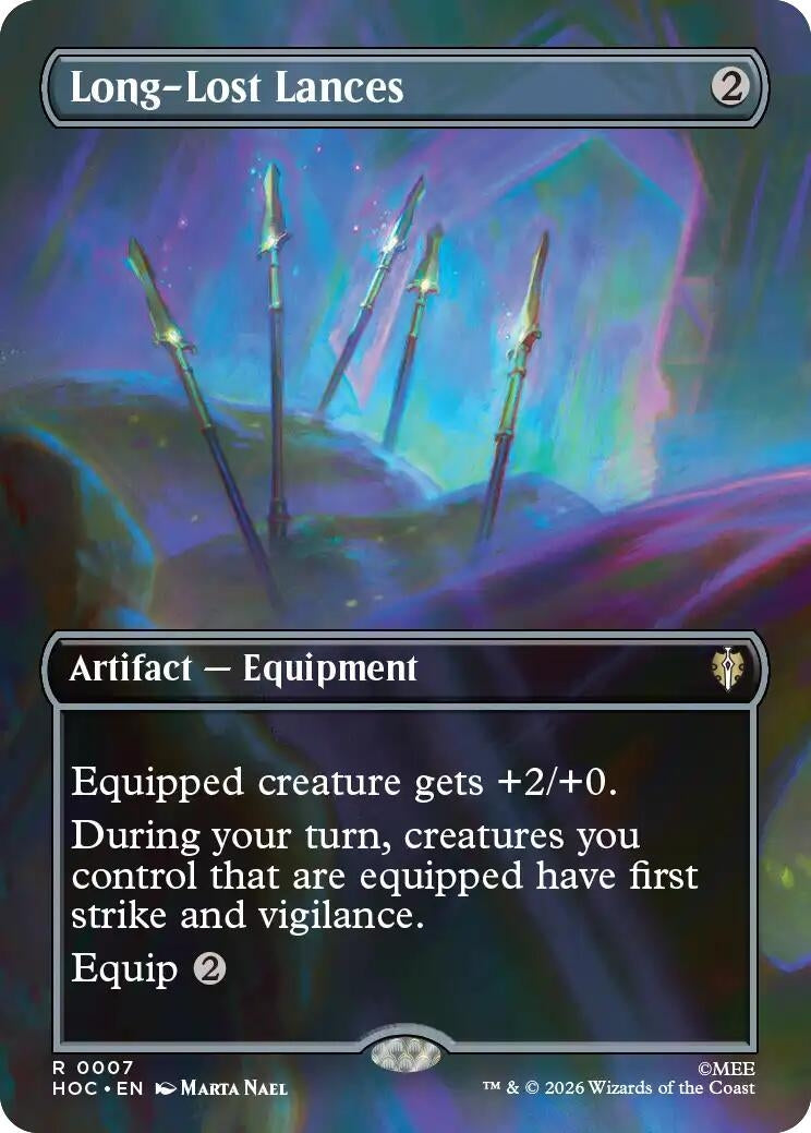 Image for Long-Lost Lances (Borderless) (7) [The Hobbit: Eternal-Legal] - Magic: The Gathering