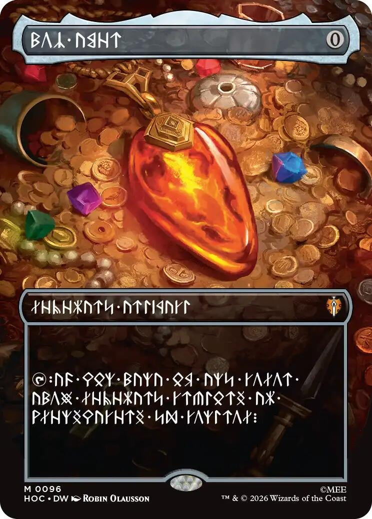 Image for Mox Amber (Borderless) (Dwarvish) (96) [The Hobbit: Eternal-Legal] - Magic: The Gathering