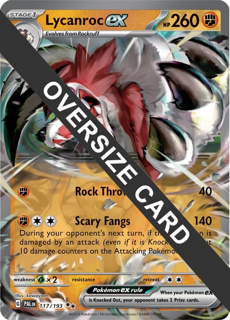 Image for Lycanroc ex (117/193) [Jumbo Cards] - Pokemon