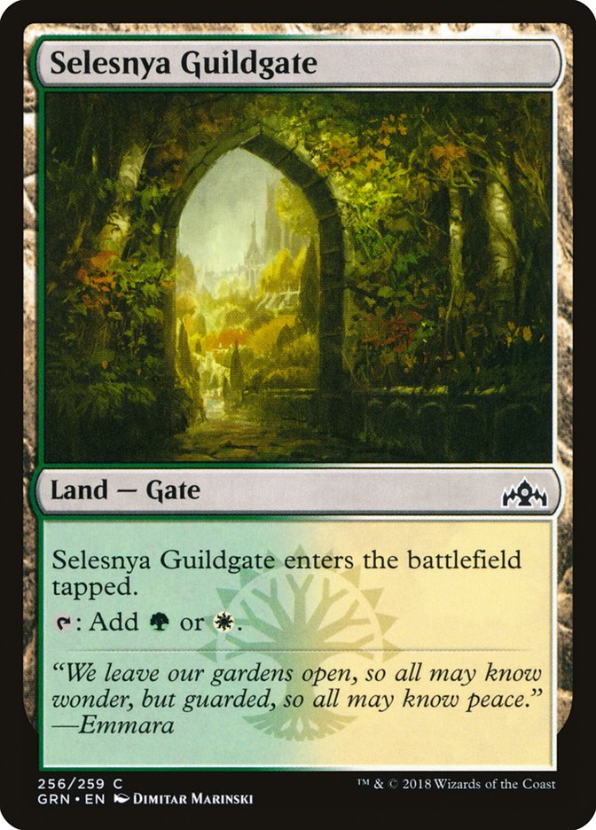 Selesnya Guildgate (256) (256) [Guilds of Ravnica]