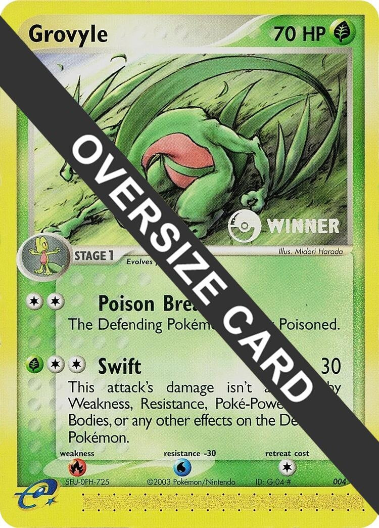 Image for Grovyle - 004 (e-League) [Winner] (004) [Jumbo Cards] - Pokemon