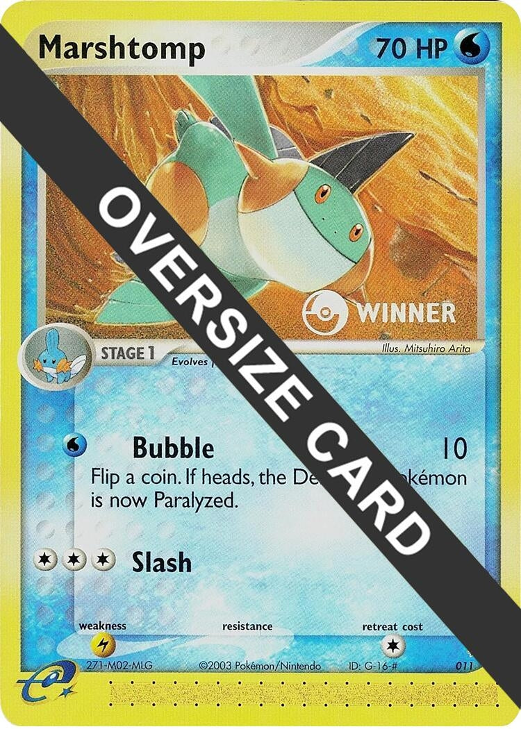 Image for Marshtomp - 011 (e-League) [Winner] (011) [Jumbo Cards] - Pokemon