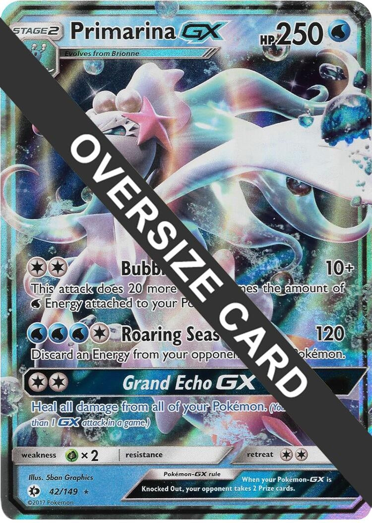 Image for Primarina GX (42/149) [Jumbo Cards] - Pokemon