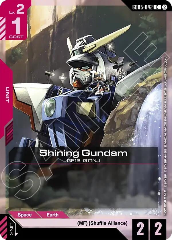 Image for Shining Gundam (GD05 Release Event) (GD05-042) [Gundam Promotional Cards] {GCG-PR} - Gundam Card Game