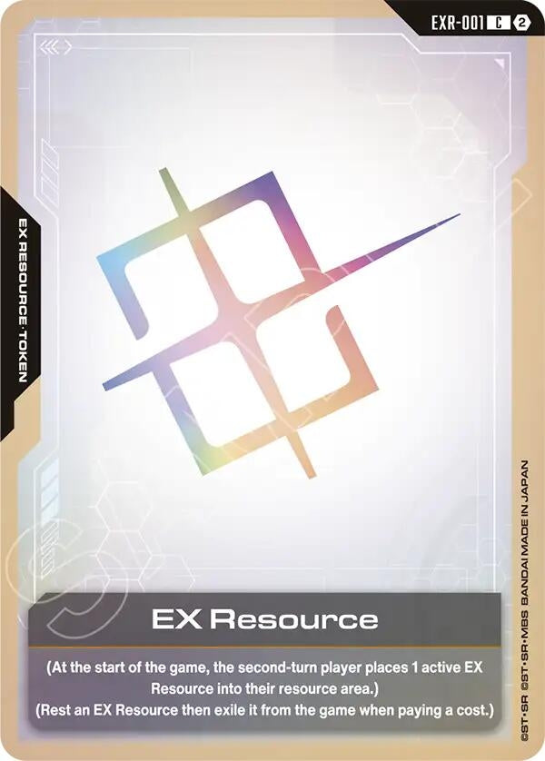 Image for EX Resource (EXR-001) [Deck Build Box Freedom Ascension] {SC01} - Gundam Card Game