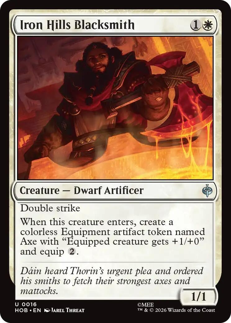 Image for Iron Hills Blacksmith (16) [The Hobbit] - Magic: The Gathering