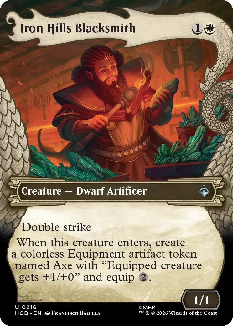 Image for Iron Hills Blacksmith (Showcase) (216) [The Hobbit] - Magic: The Gathering