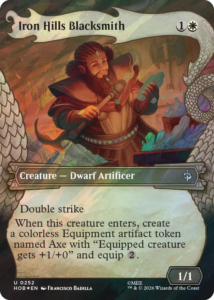 Image for Iron Hills Blacksmith (Showcase) (Surge Foil) (252) [The Hobbit] - Magic: The Gathering