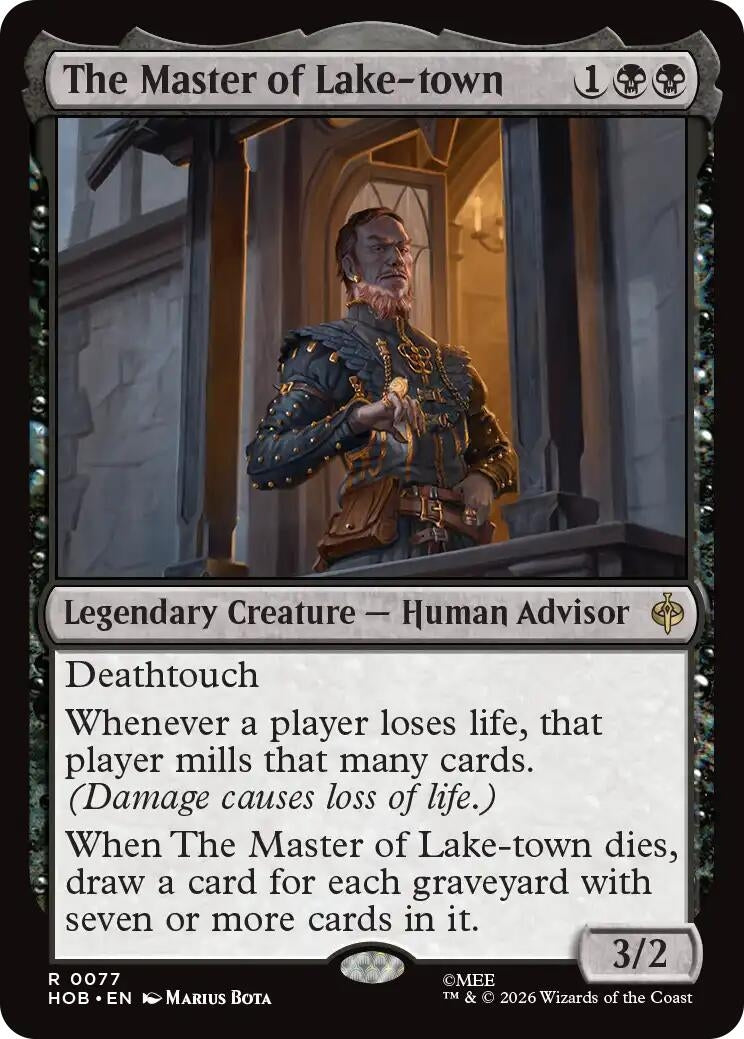 Image for The Master of Lake-town (77) [The Hobbit] - Magic: The Gathering