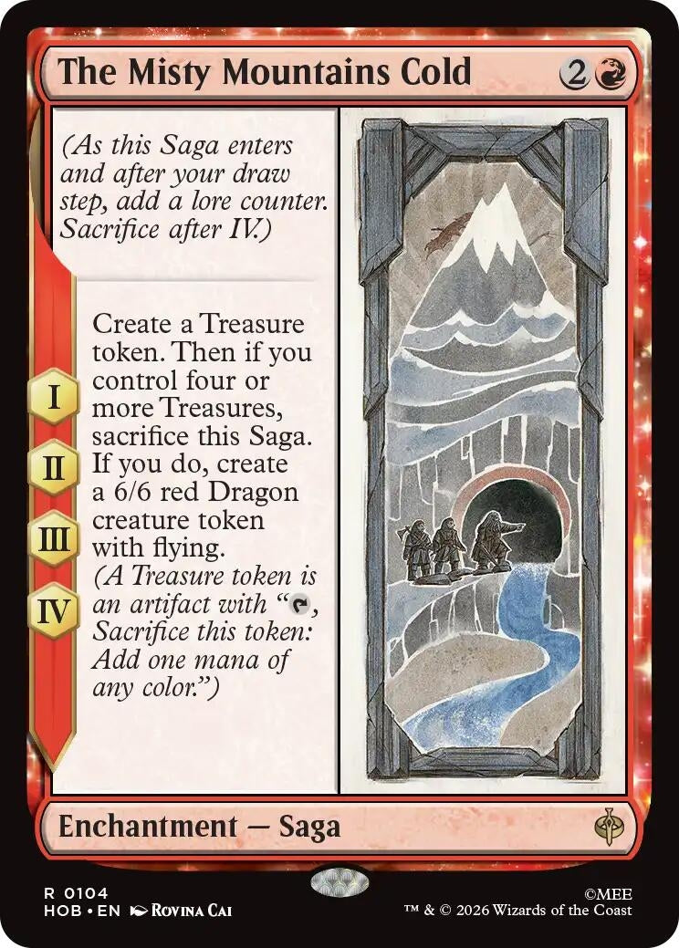 Image for The Misty Mountains Cold (104) [The Hobbit] - Magic: The Gathering