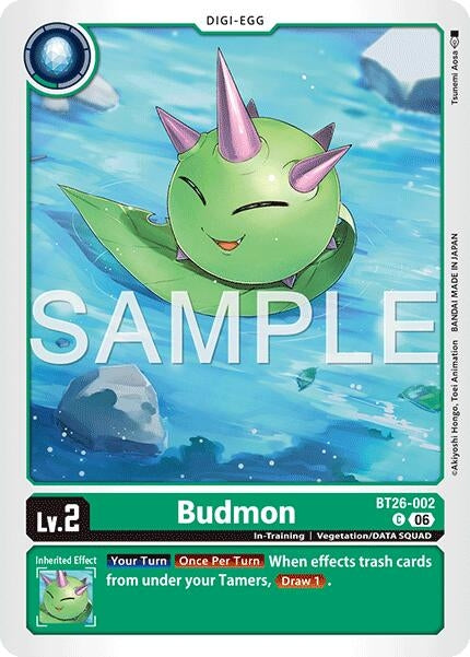 Image for Budmon (BT26-002 C) [Timeless Bonds] - Digimon Card Game