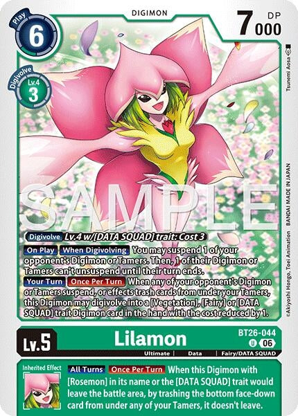 Lilamon (BT26-044 U) [Timeless Bonds]