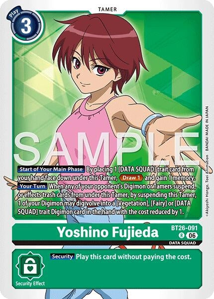 Image for Yoshino Fujieda (BT26-091 R) [Timeless Bonds] - Digimon Card Game